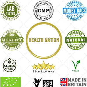 Hemp Oil Drops 5% | Full Spectrum Raw Extract | Helps with Pain, Anxiety, Stress and Mood | EU Organic Grown | Made in UK | Tested by a UK 3rd Party Lab to prove Purity and Potency - Health Nation