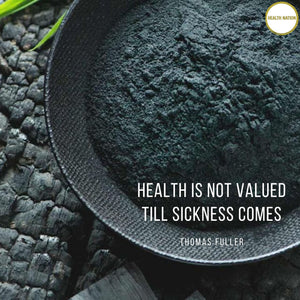 Activated Charcoal | Helps with Vibrant Skin, Anti-aging, Mood, Detox, Anxiety and Gut/Digestion | Made in UK | 300mg 120 Capsules - Health Nation