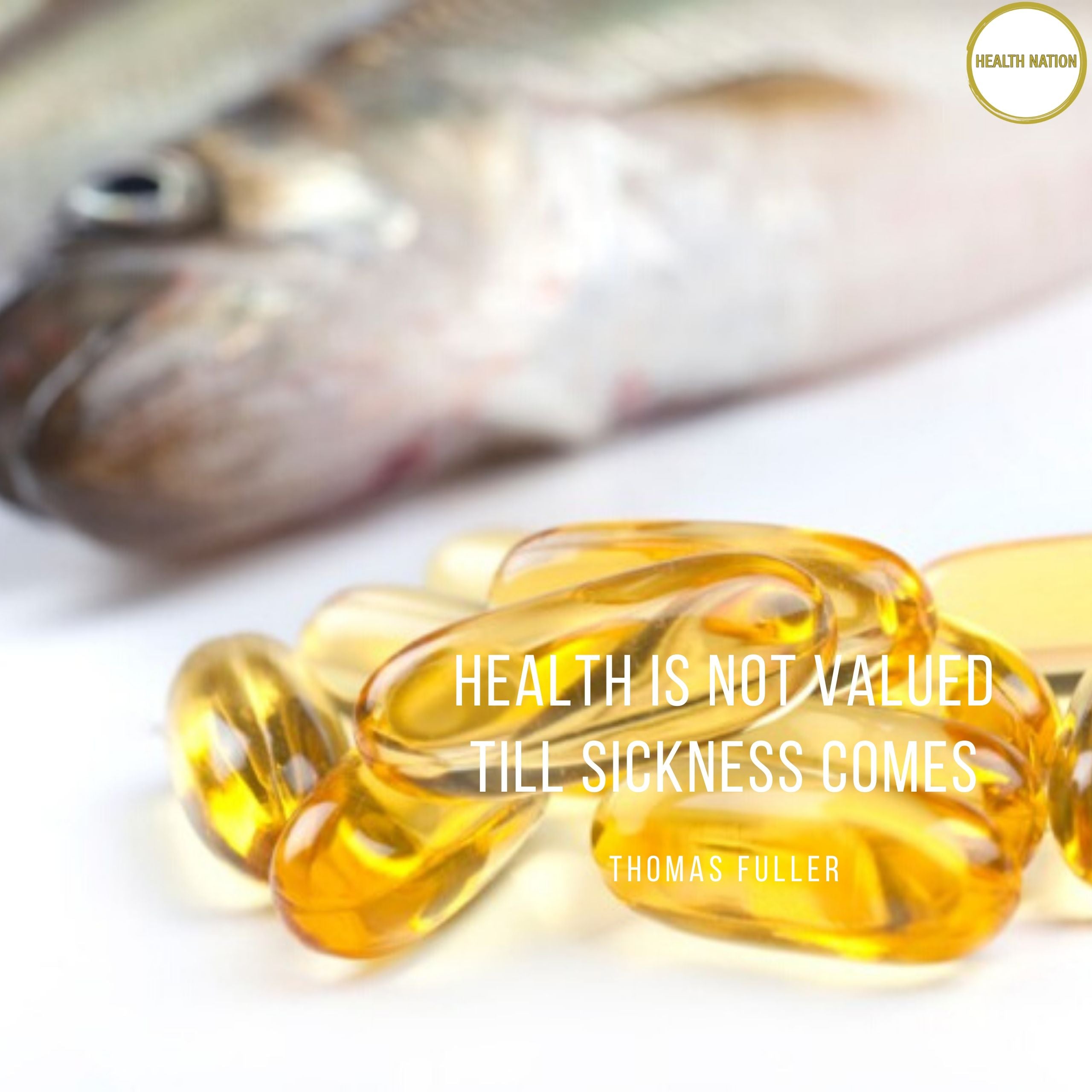Omega 3 Fish Oils | Helps with Vibrant Skin, Hair, Nails, Anxiety, Stress, Mental Clarity, Mood, Sleep, Fertility, Cold/Flu, Joint Pain, Eye Health and Anti-Ageing | Made in UK | 1000mg 90 Soft Gels - Health Nation