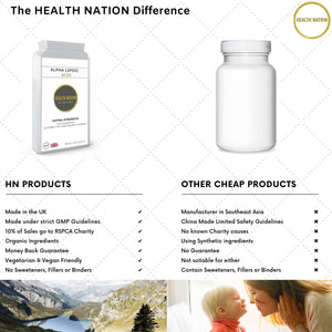 Alpha Lipoic Acid | Helps with Vibrant Skin, Anti Ageing and Weight Loss | Made in UK | 300mg 120 Capsules - Health Nation