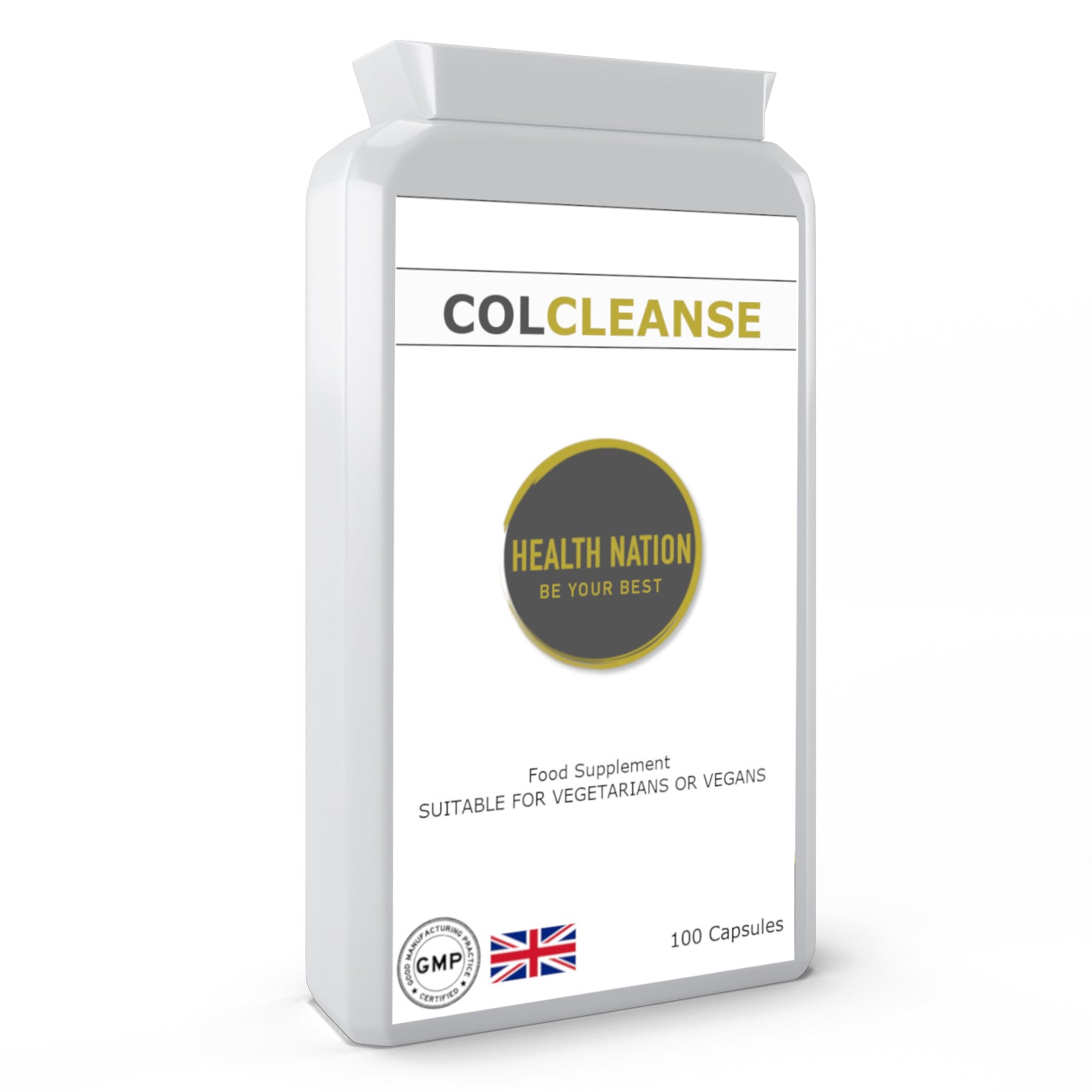 ColCleanse | Helps with Mood, Digestion, Vibrant Skin and Colon Cleansing | Made in UK | 100 Capsules - Health Nation