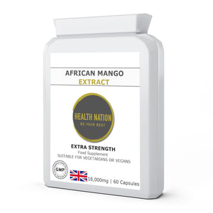 African Mango Extract | Helps with Gut/Digestion and Weight Loss | Made in UK | 18000mg 60 Capsules - Health Nation