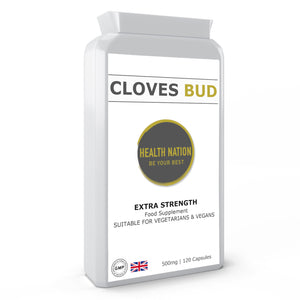 Cloves Bud | Helps with Vibrant Skin, Stress, Joint Pain and Balances Blood Sugar | Made in UK | 500mg 120 Capsules - Health Nation