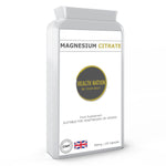 Magnesium Citrate | Helps with Anxiety, Stress, Mood, Sleep, Gut/Digestion, Anti-Ageing, Balances Blood Sugar and Energy | Made in UK | 500mg 120 Tablets - Health Nation