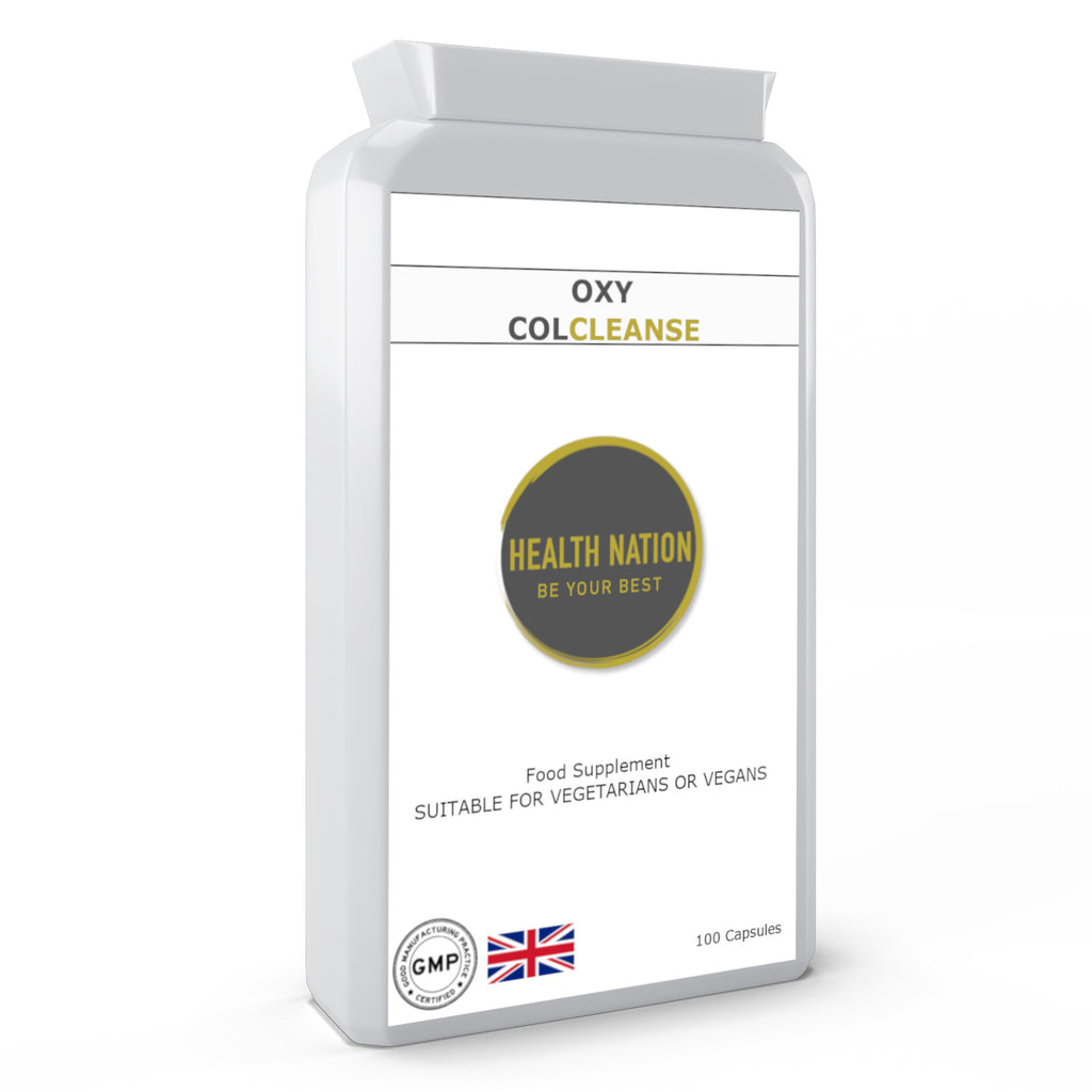 Oxy ColCleanse | Helps with Mood, Gut/Digestion, Detox and Weight Loss | Made in UK | 100 Capsules - Health Nation